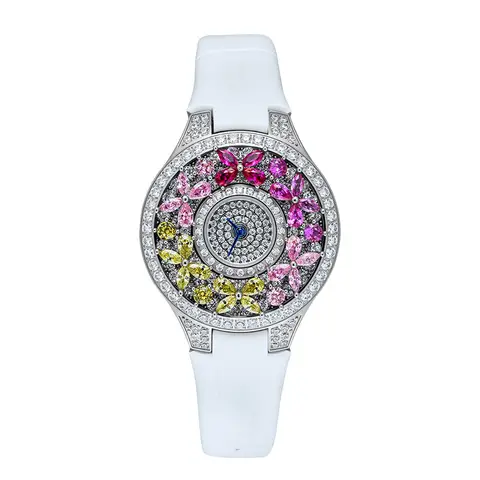 Luxury Colorful Women's Watch Quality Jewel Wristwatch Bracelet Elegant Timepiece for Ladies Luxury Brands Quartz Watches clock