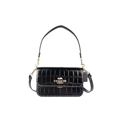 COACH Brynn Cow 皮革 Portable Crossbody Bag, Shoulder Bag Medium 女士's Black CN061-IMBLK